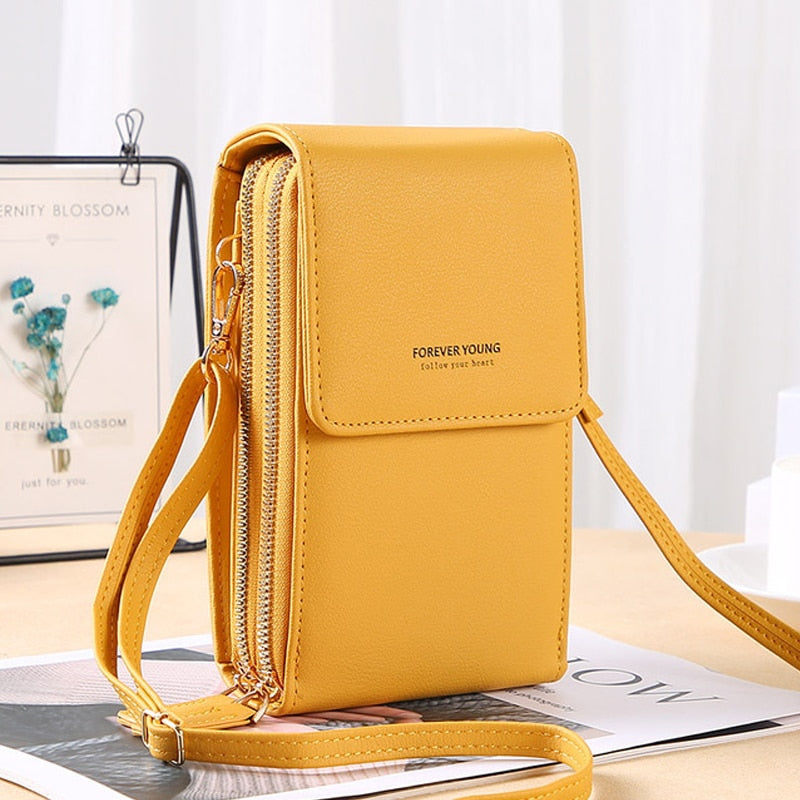Buylor сумка женская Women's Bag Soft Leather Small Wallets Touch Screen Cell Phone Purse Fashion Handbag Crossbody Shoulder Bag