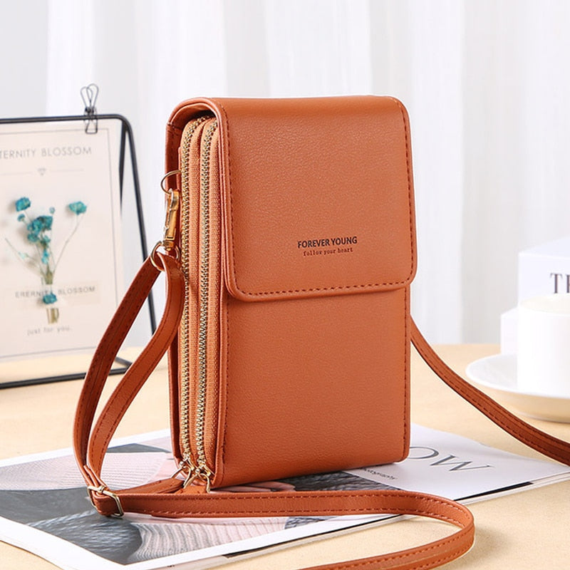 Buylor сумка женская Women's Bag Soft Leather Small Wallets Touch Screen Cell Phone Purse Fashion Handbag Crossbody Shoulder Bag