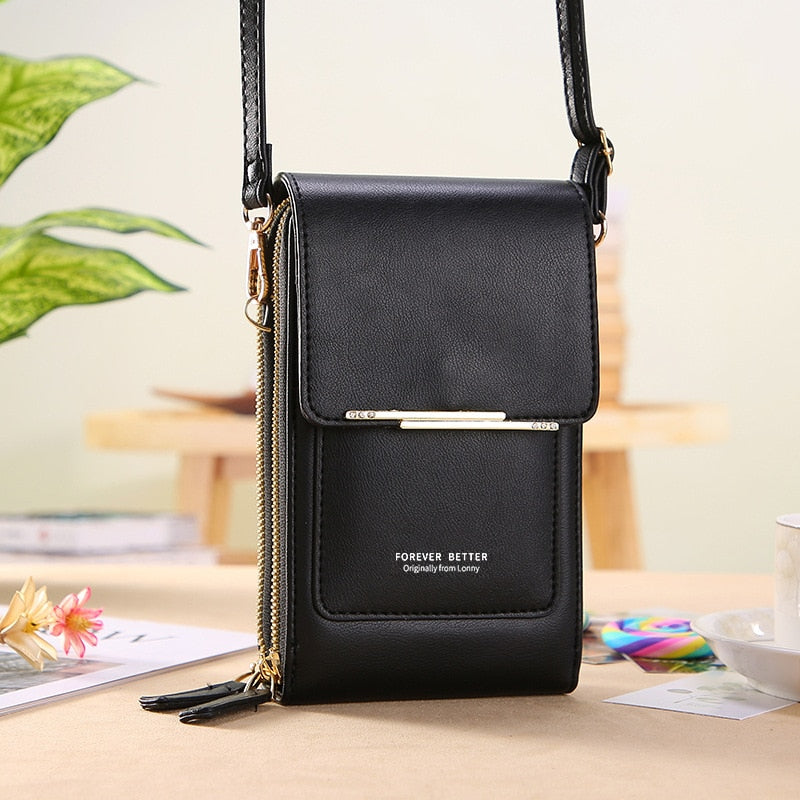 Buylor сумка женская Women's Bag Soft Leather Small Wallets Touch Screen Cell Phone Purse Fashion Handbag Crossbody Shoulder Bag