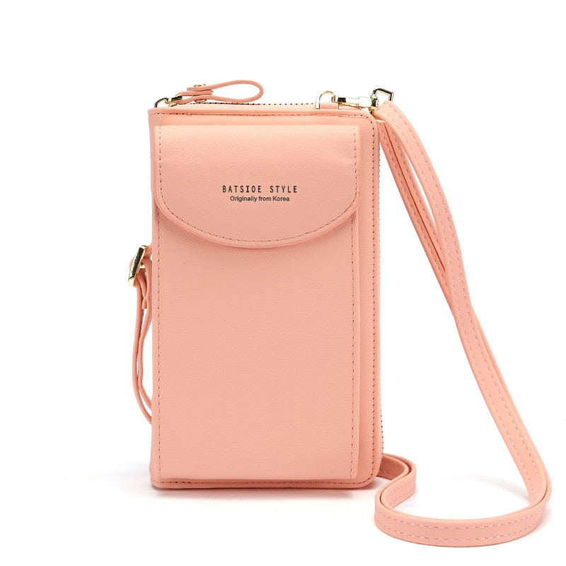 Buylor сумка женская Women's Bag Soft Leather Small Wallets Touch Screen Cell Phone Purse Fashion Handbag Crossbody Shoulder Bag