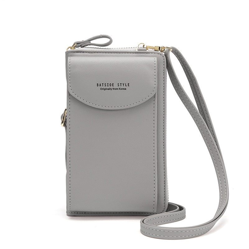 Buylor сумка женская Women's Bag Soft Leather Small Wallets Touch Screen Cell Phone Purse Fashion Handbag Crossbody Shoulder Bag