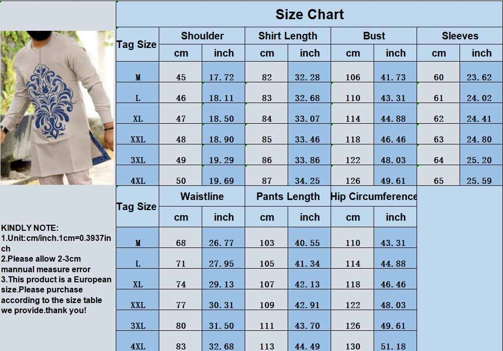 African Clothing Men&#39;s Long-sleeved Shirt Irregular Printing Dashiki Fashion Tops Mens Muslim Traditional T-shirt Male 2022 Fall
