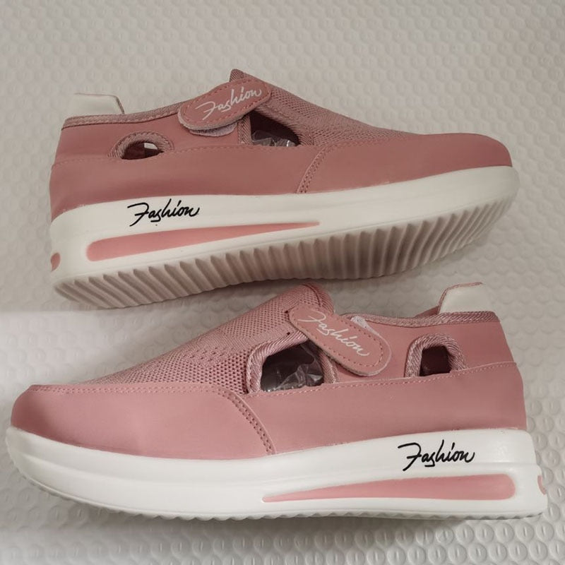 2022 Women&#39;s Sneakers Platform Casual Breathable Sport Design Vulcanized Shoes Fashion Tennis Female Footwear Zapatillas Mujer